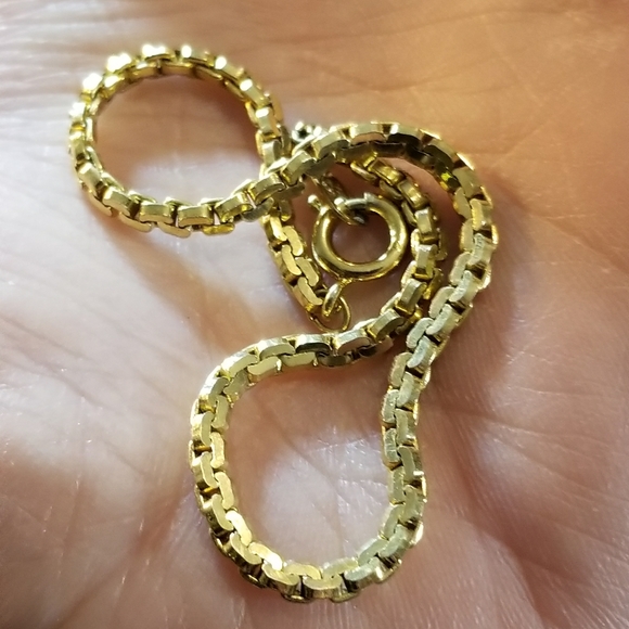 Relisted - Napier gold chain bracelet simple classic design minimalist - Picture 3 of 7